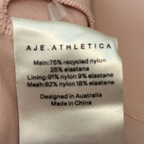 A.J.E. Athletica Women’s Pink Sports Bra Yoga Top - Picture 10 of 15